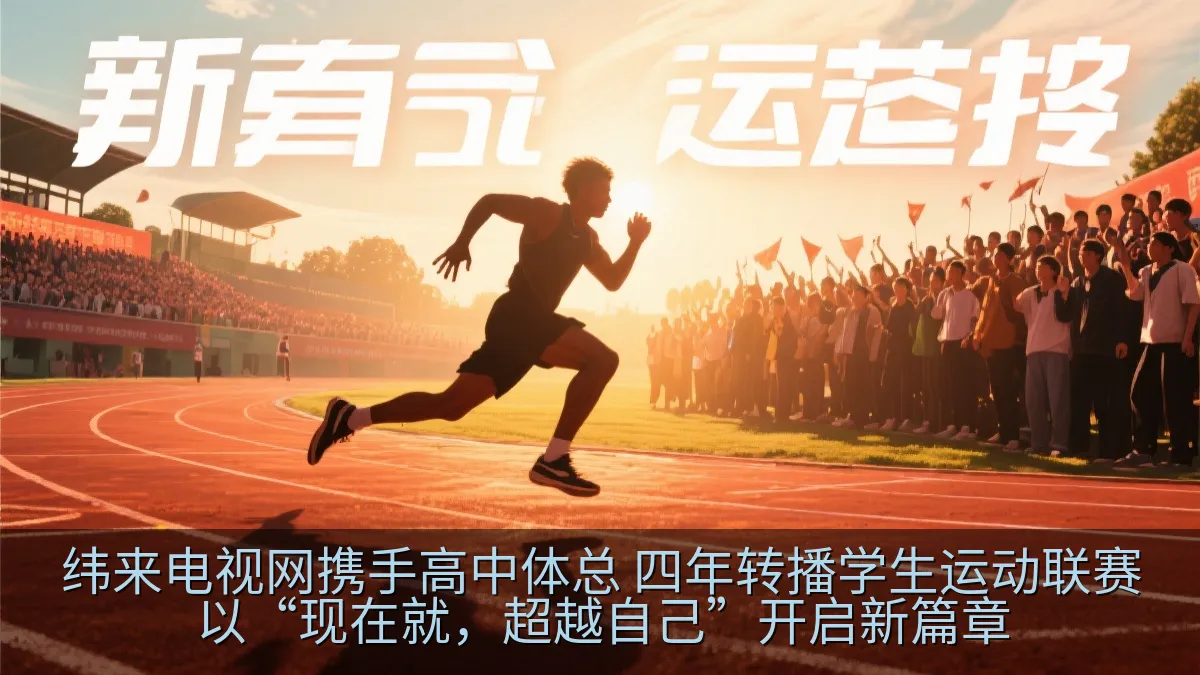 学生运动员在赛场上奋力拼搏