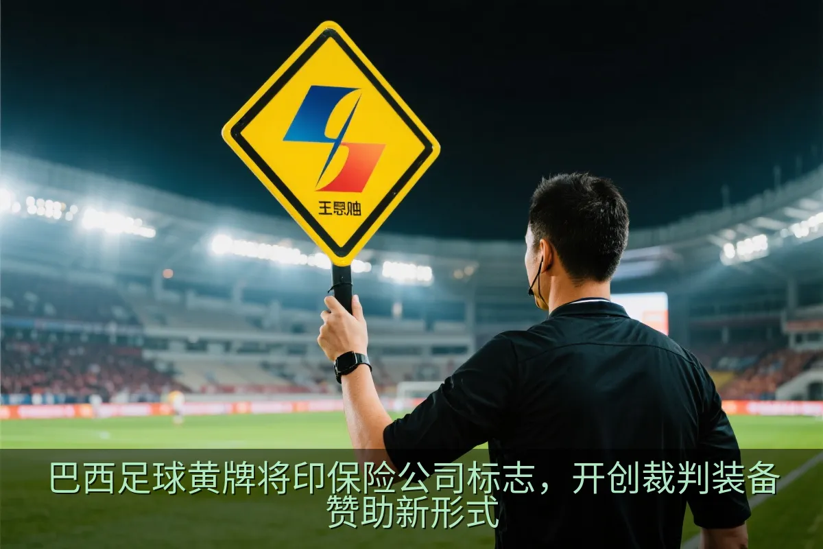 巴西足球黄牌将印保险公司标志，开创裁判装备赞助新形式